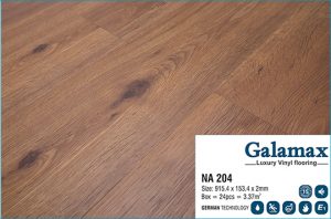 Sàn nhựa giả gỗ Galamax NA204