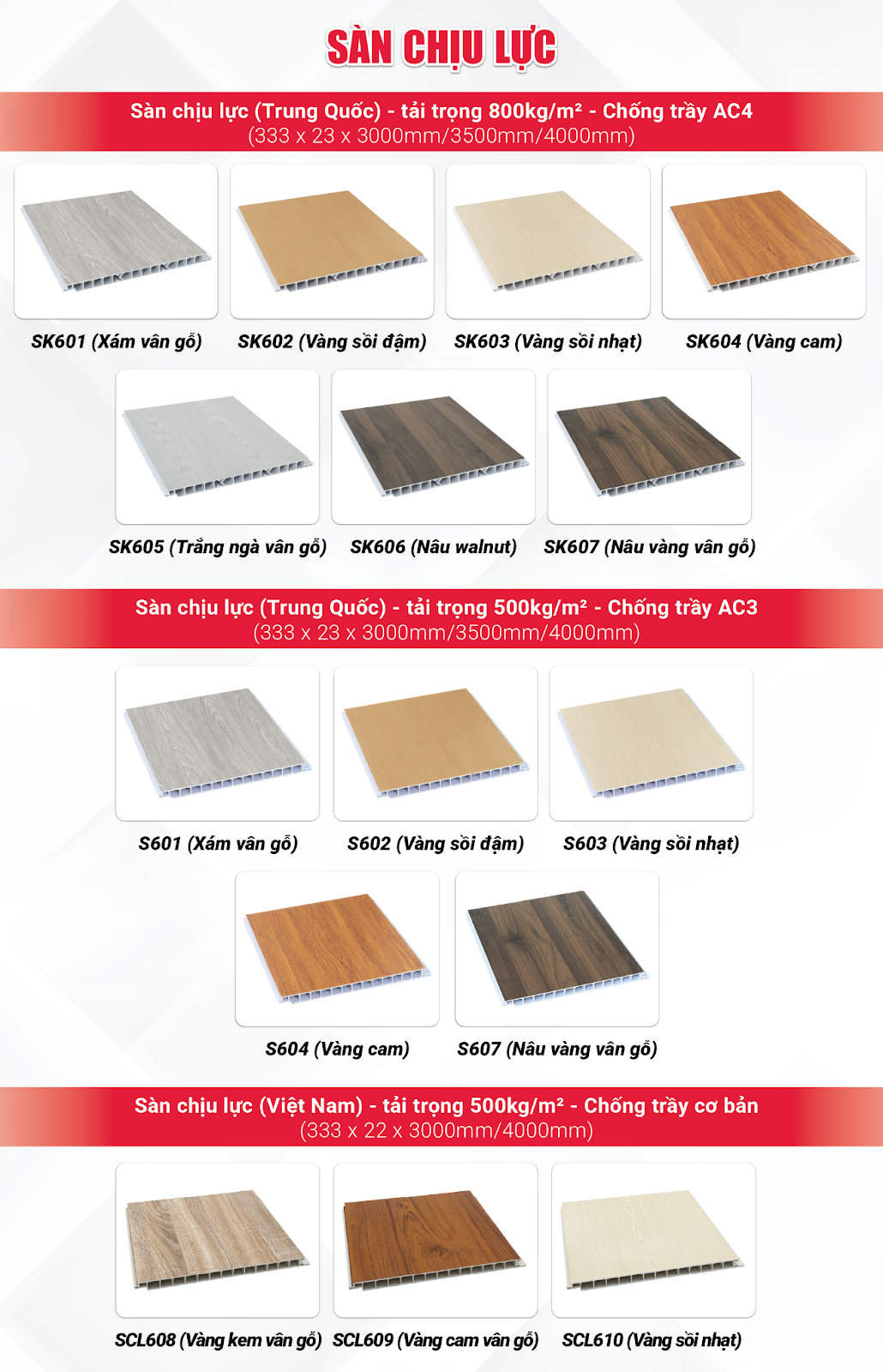 Sàn nhựa chịu lực Galawood đa dạng mẫu mã đẹp Sàn nhựa chịu lực Galawood đa dạng mẫu mã đẹp