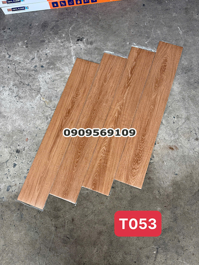 Sàn nhựa dán keo giả vân gỗ THFloor T053 dày 2mm Sàn nhựa dán keo giả vân gỗ THFloor T053 dày 2mm