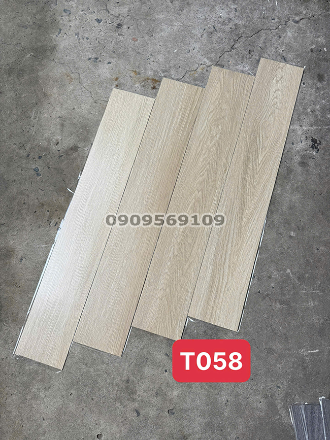 Sàn nhựa dán keo giả vân gỗ THFloor T058 dày 2mm Sàn nhựa dán keo giả vân gỗ THFloor T058 dày 2mm