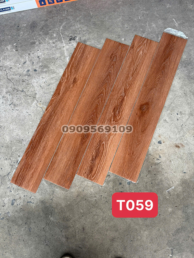 Sàn nhựa dán keo giả vân gỗ THFloor T059 dày 2mm Sàn nhựa dán keo giả vân gỗ THFloor T059 dày 2mm